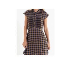 Urban Outfitters Plaid Mini Dress Size L  NWT
